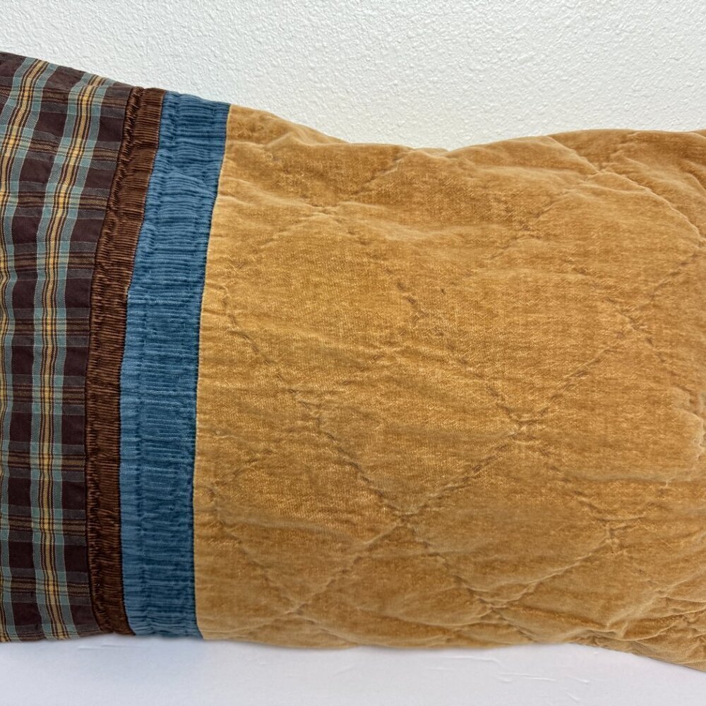 Vintage Woolrich  Pillow Case Velvet Corduroy